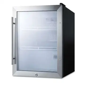 Summit Commercial SCR314L Refrigerator, Merchandiser, Countertop