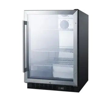 Summit Commercial SCR610BL Refrigerator, Merchandiser, Countertop