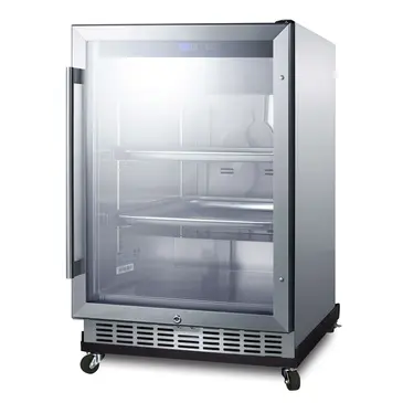 Summit Commercial SCR611GLOSRI Refrigerator, Undercounter, Reach-In