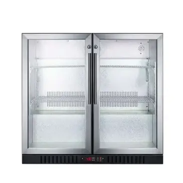 Summit Commercial SCR7012DBCSS Refrigerator, Merchandiser, Countertop