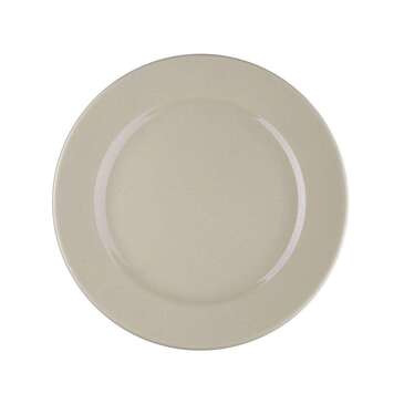 SYRACUSE CHINA CORPORATION Plate, 9", Flint White, China, Pilgrim Shape, (12/Case), Syracuse China Corporation 951250306