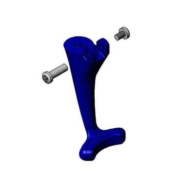 T&S Brass Lever Arm Repair Kit, Blue, Thermoplastic, For Glass Filler, T&S Brass and Bronze Works 015550-45