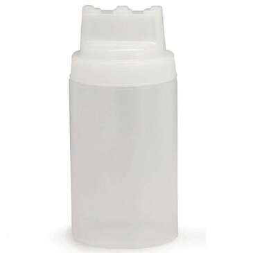 Tablecraft Products Squeeze Bottle, 16 OZ, Clear, Polyethylene, Tri-Tip Cap, TableCraft 11663C3