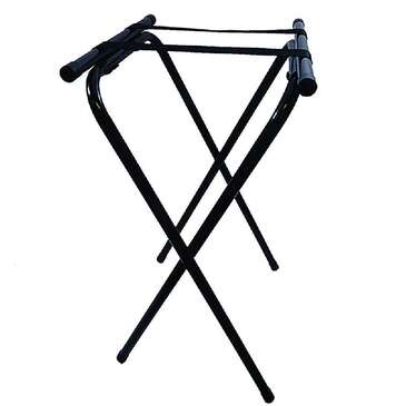 Tablecraft Products Tray Stand, Double Bar, Black, Tablecraft 24BK