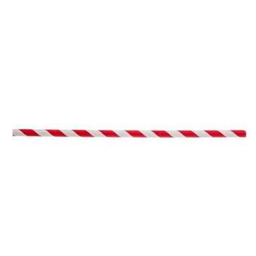 Tablecraft Products Straw, 7.75", Red/White, Striped, Paper, Wrapped, (500/Pack) Tablecraft 700125