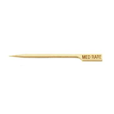 Tablecraft Products Steak Marker, Medium Rare, Bamboo, Tablecraft MEDRARE