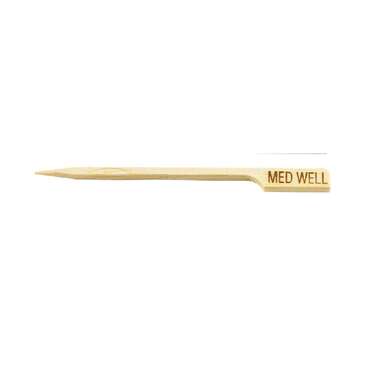 Tablecraft Products Steak Marker, Medium Well, Bamboo, Tablecraft MEDWELL