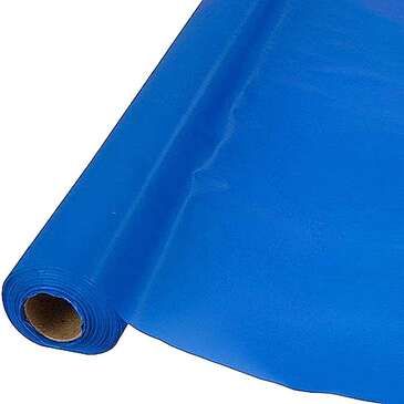 TABLEMATE Banquet Roll, 40" x 100', Royal Blue, Plastic, Table Mate 4010BL
