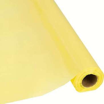 TABLEMATE Banquet Roll, 40" x 100', Yellow, Plastic, Table Mate 4010YL