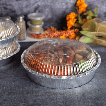 Take-out Container, 9", Aluminum Foil, (500/Case), Karat AF-CR09