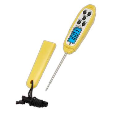 TAYLOR PRECISION PRODUCTS Pocket Thermometer, Yellow, Plastic, Digital, Taylor 9848EFDA