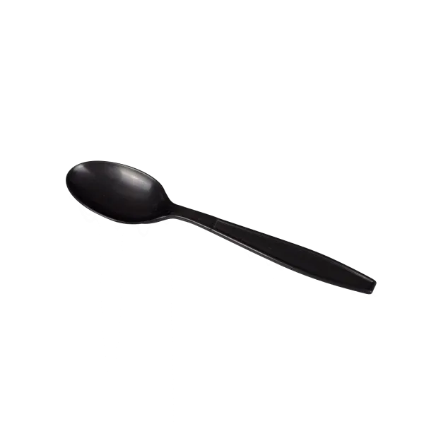 Teaspoon, Extra Heavy Weight, Black, Polypropylene, (1000/Case), Karat U2033B