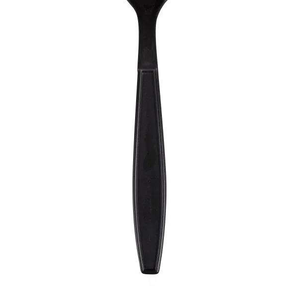 Teaspoon, Extra Heavy Weight, Black, Polypropylene, (1000/Case), Karat U2033B