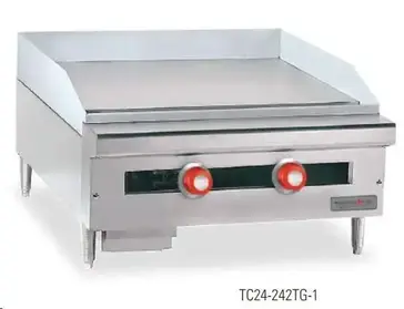 Therma-Tek TC24-2-12TG-1 Griddle / Hotplate, Gas, Countertop