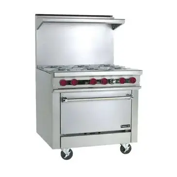 Therma-Tek TMD36-6-1 Range, 36" Restaurant, Gas