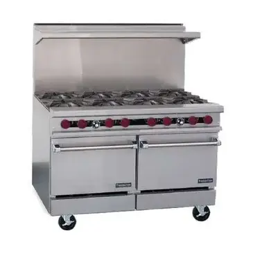 Therma-Tek TMD48-8-0 Range, 48" Restaurant, Gas