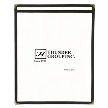 Thunder Group PLMENU-1BL Menu Cover