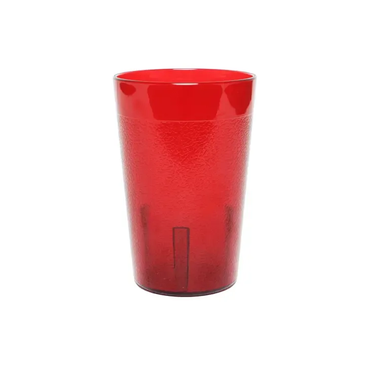 Thunder Group Thunder Group PLTHTB008R Plastic Tumbler – 8 oz, Red, Textured Exterior splitcase
