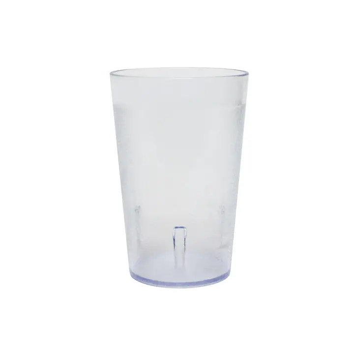 Thunder Group Thunder Group PLTHTB010C Plastic Tumbler – 9.5 oz, Clear, Textured Exterior