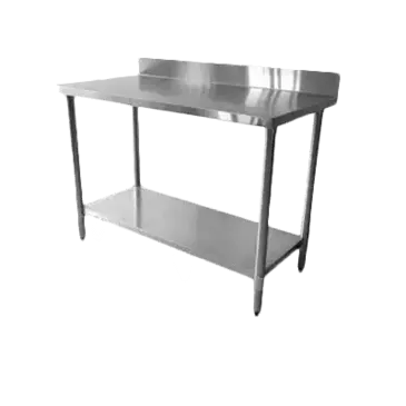 Thunder Group SLWT42472F4 Work Table,  63" - 72", Stainless Steel Top 