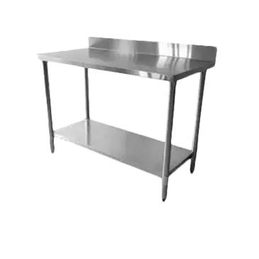 Thunder Group SLWT42472F4 Work Table,  63" - 72", Stainless Steel Top