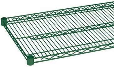 Thunder Group Wire Shelf, 18" x 60", Green Epoxy, (2/Case), Arvesta MA1860G