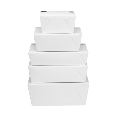 To-Go Container, 110 oz, White, Paper, (160/Case), Karat FP-FTG110W