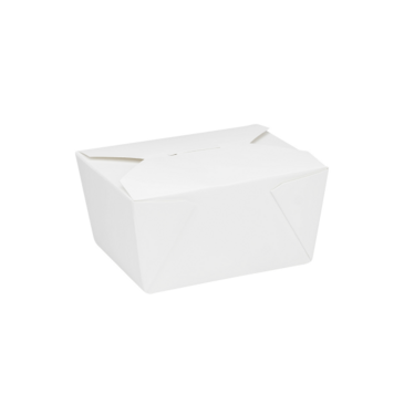 Karat To-Go Container, 30 oz, White, Paper, (450/Case), Karat FP-FTG30W