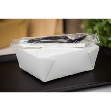 To-Go Container, 48 oz, White, Paper, (300/Case), Karat FP-FTG48W