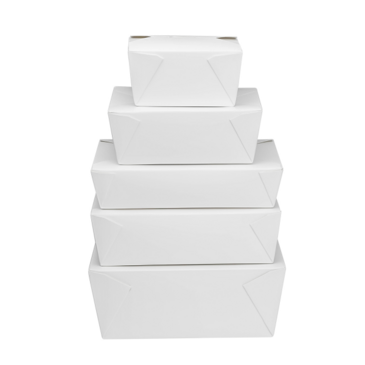 To-Go Container, 76 oz, White, Paper, (200/Case), Karat FP-FTG76W