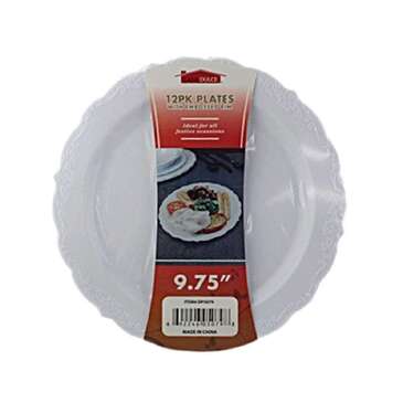 TOV LEV ENTERPRISES Dinner Plate, 10”, Disposable, (12/Pack), Tov Lev DP5079