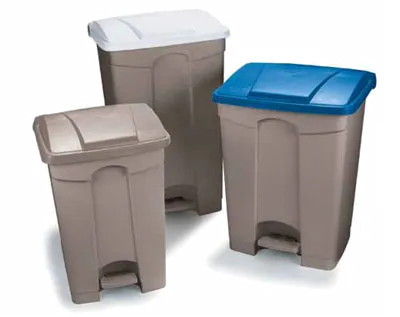 Ardous Trading Ardous Trading TRASH CAN 18GAL STEP-ON RECT CONT-GREEN