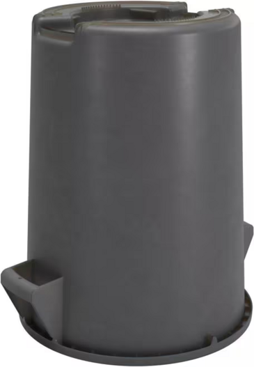 Carlisle Trash Can, 20 Gal, Gray, LLDPE, Carlisle 84102023