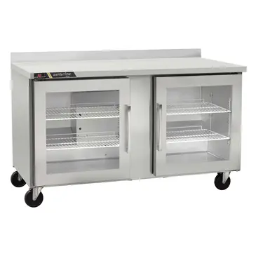 Traulsen CLUC-60R-GD-WTRR Refrigerated Counter, Work Top