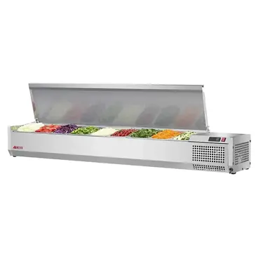 Turbo Air CTST-1800-N Refrigerated Countertop Pan Rail