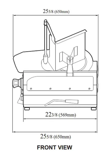 Turbo Air GS-12A Food Slicer, Electric