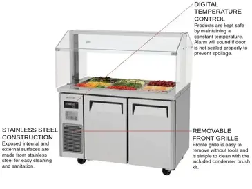 Turbo Air JBT-48-N Serving Counter, Cold Food