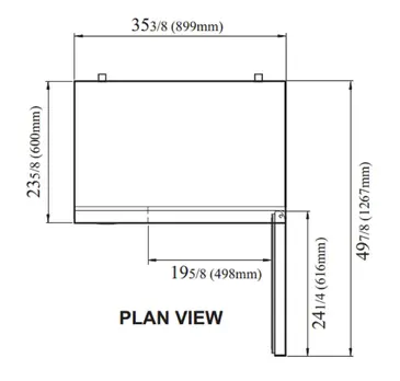 Turbo Air JUR-36S-N6 Refrigerator, Undercounter, Reach-In