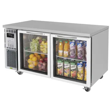 Turbo Air JUR-60-G-N Refrigerator, Undercounter, Reach-In