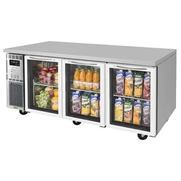 Turbo Air JUR-72-G-N Refrigerator, Undercounter, Reach-In