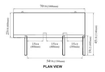 Turbo Air JUR-72S-N6 Refrigerator, Undercounter, Reach-In