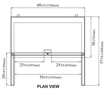 Turbo Air MUR-60-N Refrigerator, Undercounter, Reach-In