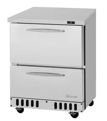 Turbo Air PUR-28-D2-FB-N Refrigerator, Undercounter, Reach-In