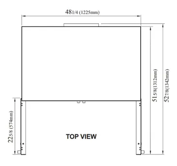 Turbo Air PUR-48-G-N Refrigerator, Undercounter, Reach-In