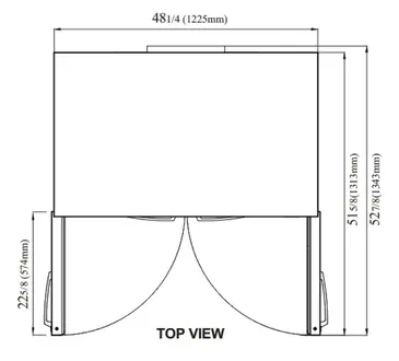 Turbo Air PUR-48-N Refrigerator, Undercounter, Reach-In