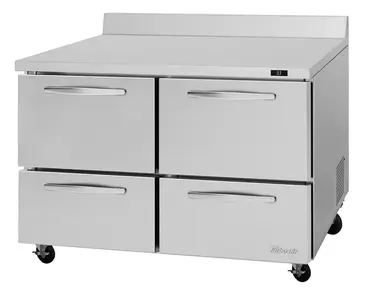 Turbo Air PWR-48-D4-N Refrigerated Counter, Work Top