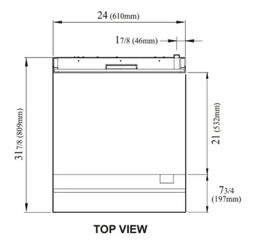 Turbo Air TAR-24G Range, 24" Restaurant, Gas