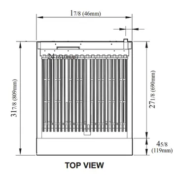 Turbo Air TAR-24RB Range, 24" Restaurant, Gas