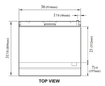 Turbo Air TAR-36G-LP Range, 36" Restaurant, Gas