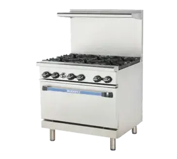 Turbo Air TAR-6 Range, 36" Restaurant, Gas